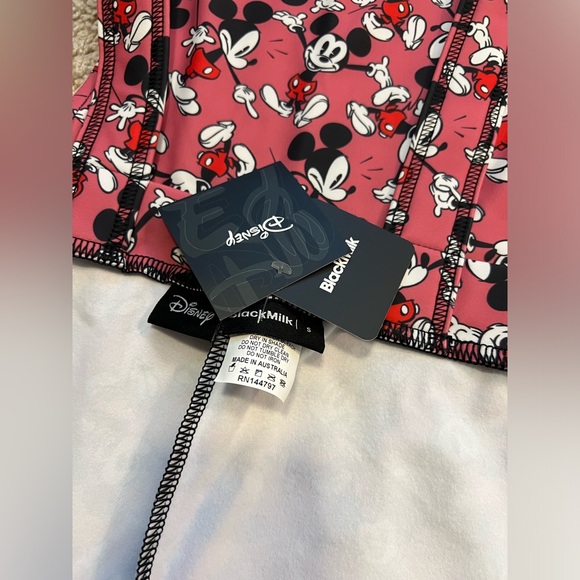 MICKEY MOUSE PINK OVERALLS SHORT NWT BLACKMILK BM SIZE SMALL DISNEY MICKEY MOUSE - Picture 8 of 12